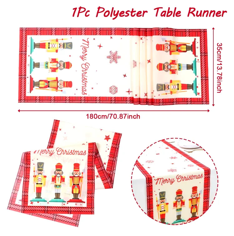 Caminho de Mesa Natalino, decoração para Casa e Festa.