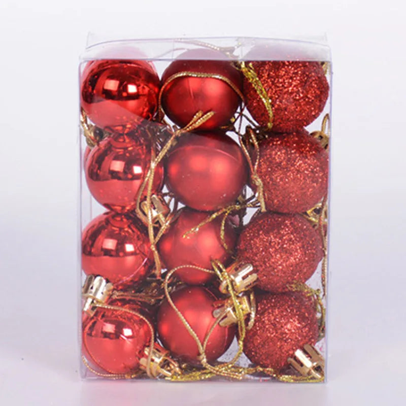 Kit 9 Bolas de Natal – Enfeites para Árvore e Decoração Natalina.