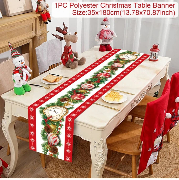 Caminho de Mesa Natalino, decoração para Casa e Festa.