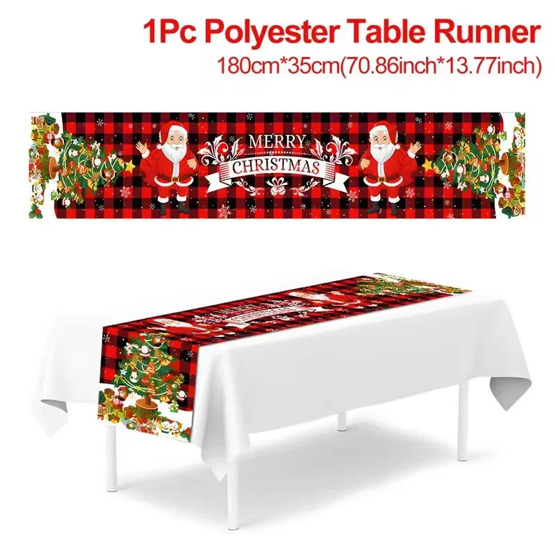 Caminho de Mesa Natalino, decoração para Casa e Festa.