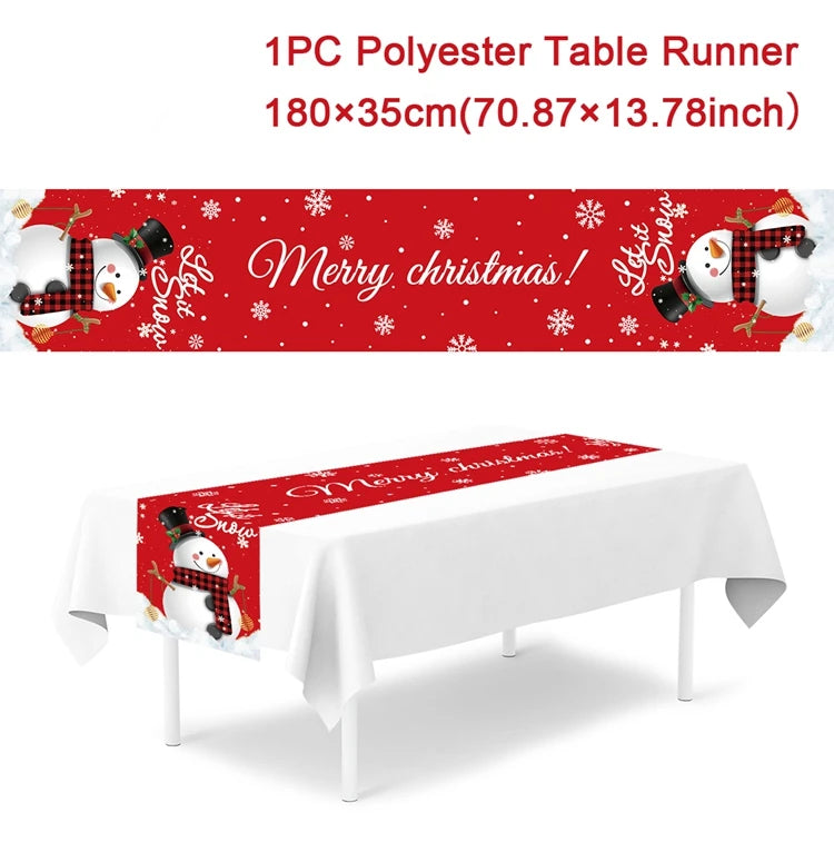 Caminho de Mesa Natalino, decoração para Casa e Festa.