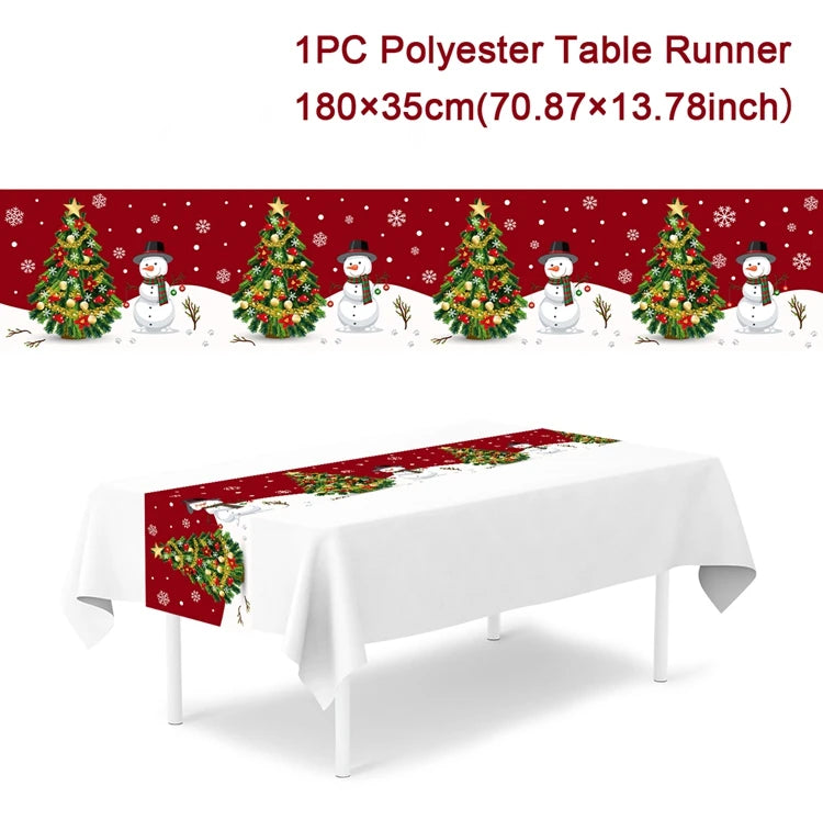 Caminho de Mesa Natalino, decoração para Casa e Festa.